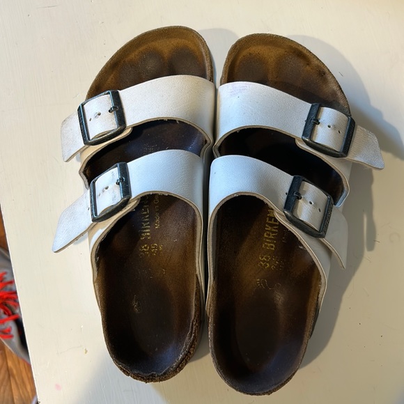 Birkenstock Shoes - White size 8 Birkenstocks